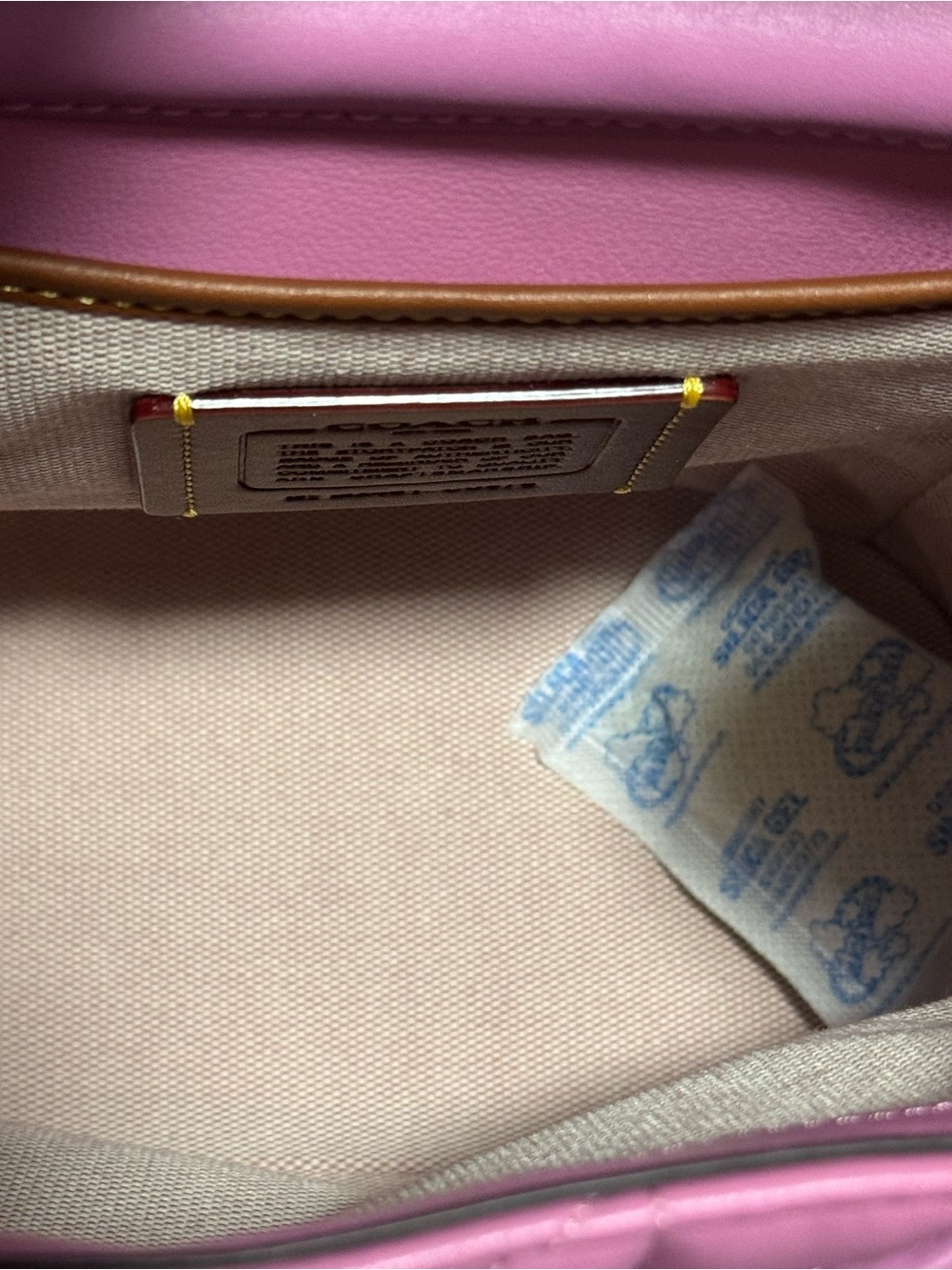 Coach Quilted Tabby Leather Backpack in Pink - Picture 8 of 10